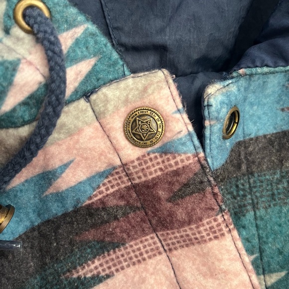 Vintage Emerald Club Reversible Full Snap Jacket Unisex One Size Fits All - Picture 6 of 9